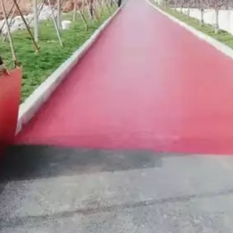 襄阳​ 彩色路面喷涂翻新是一种低成本